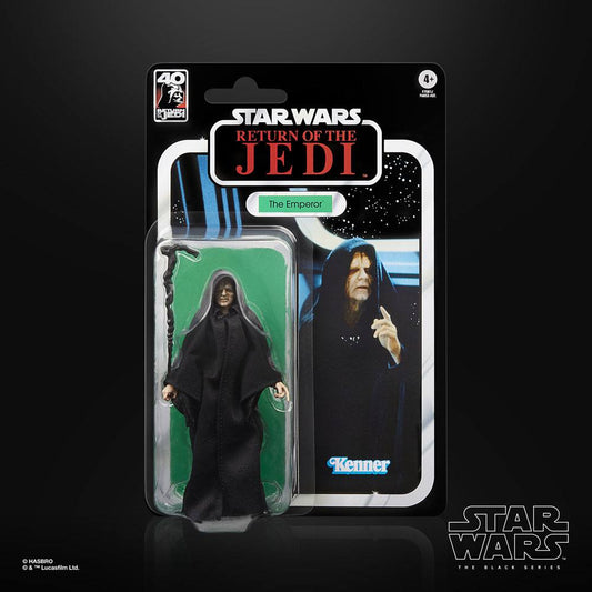 HASBRO - Star Wars Episode VI 40th Anniversary Black Series Action Figure The Emperor