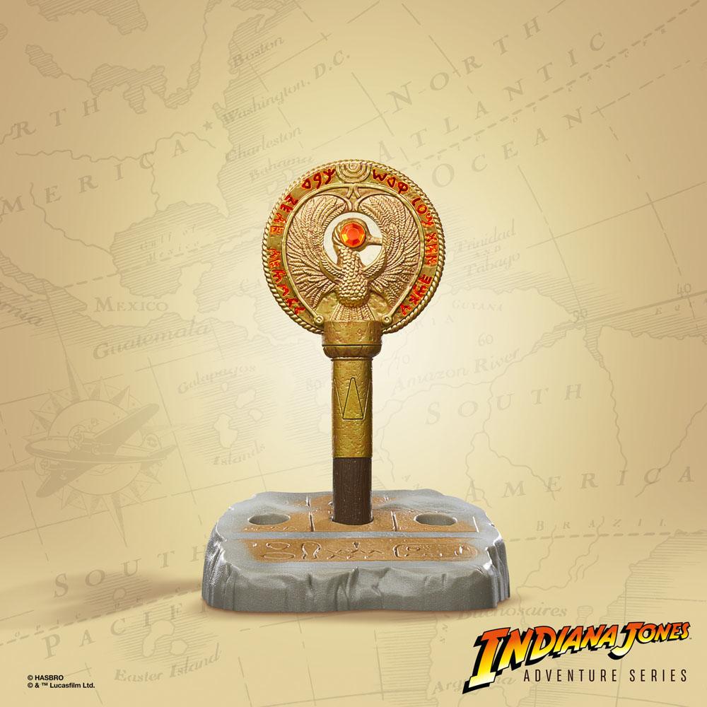 HASBRO - Indiana Jones Adventure Series Raiders of The Lost Ark Roleplay Replica Staff of Ra Headpiece