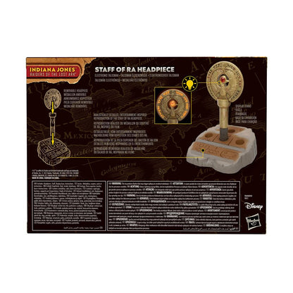 HASBRO - Indiana Jones Adventure Series Raiders of The Lost Ark Roleplay Replica Staff of Ra Headpiece