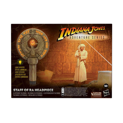 HASBRO - Indiana Jones Adventure Series Raiders of The Lost Ark Roleplay Replica Staff of Ra Headpiece