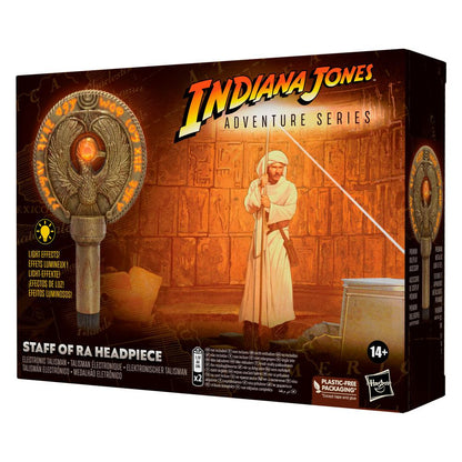 HASBRO - Indiana Jones Adventure Series Raiders of The Lost Ark Roleplay Replica Staff of Ra Headpiece