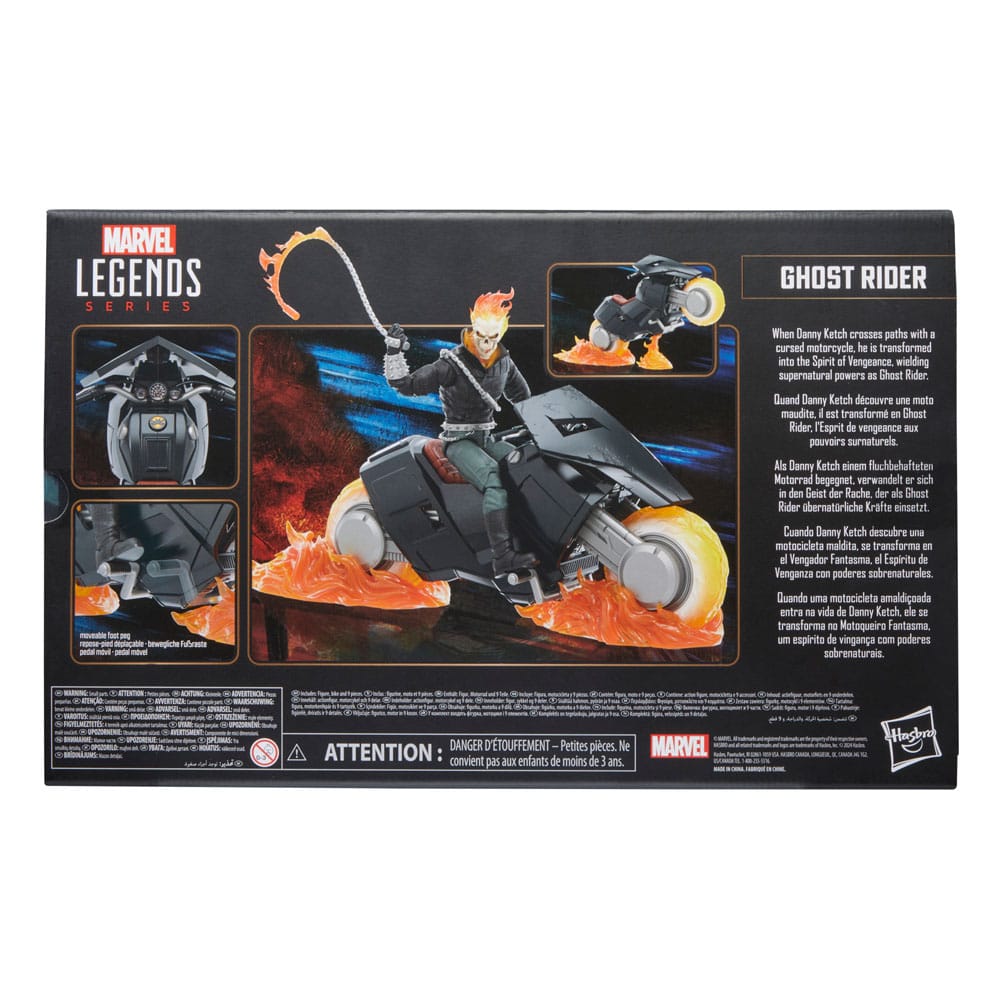 HASBRO - Marvel 85th Anniversary Marvel Legends Action Figure with Vehicle Ghost Rider