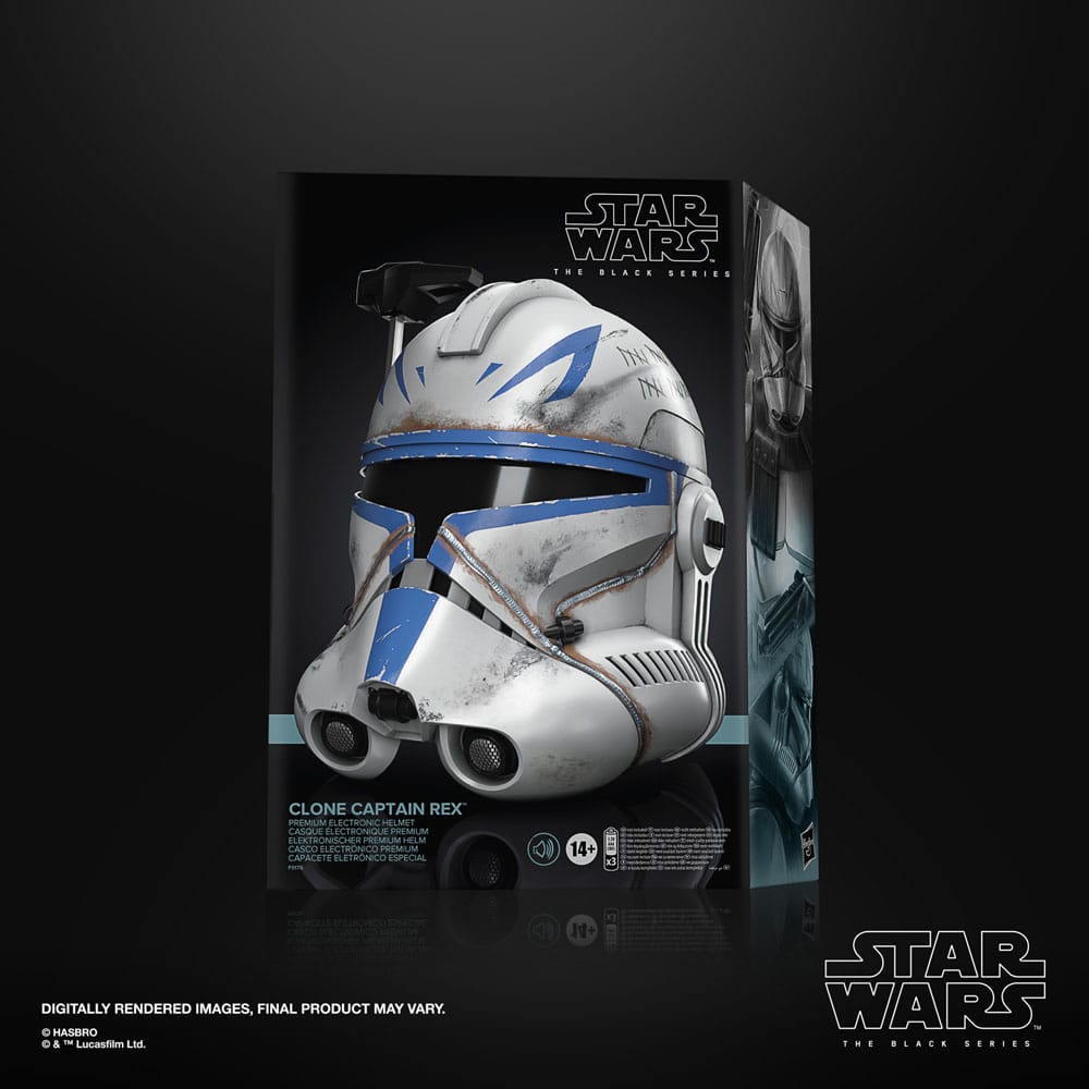 HASBRO - Star Wars: Ahsoka Black Series Electronic Helmet Clone Captain Rex