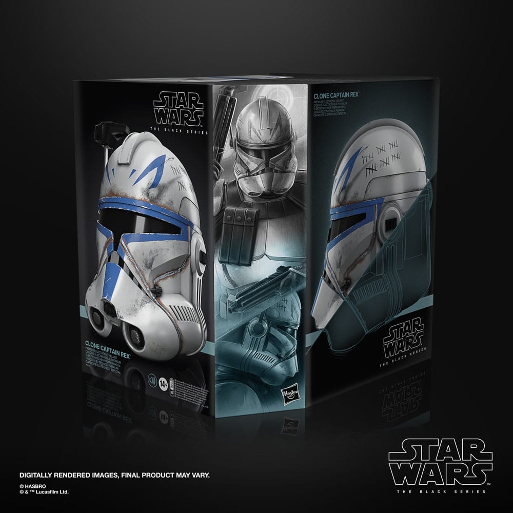 HASBRO - Star Wars: Ahsoka Black Series Electronic Helmet Clone Captain Rex