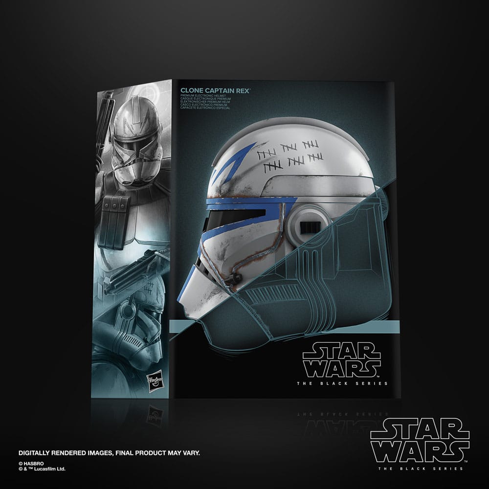 HASBRO - Star Wars: Ahsoka Black Series Electronic Helmet Clone Captain Rex