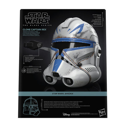 HASBRO - Star Wars: Ahsoka Black Series Electronic Helmet Clone Captain Rex