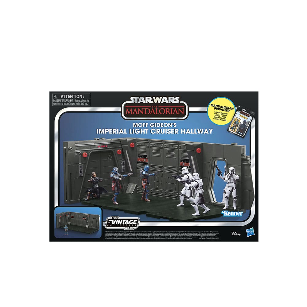 HASBRO - Star Wars: The Mandalorian Vintage Collection Tantive IV Hallway with Mandalorian Privateer Figure