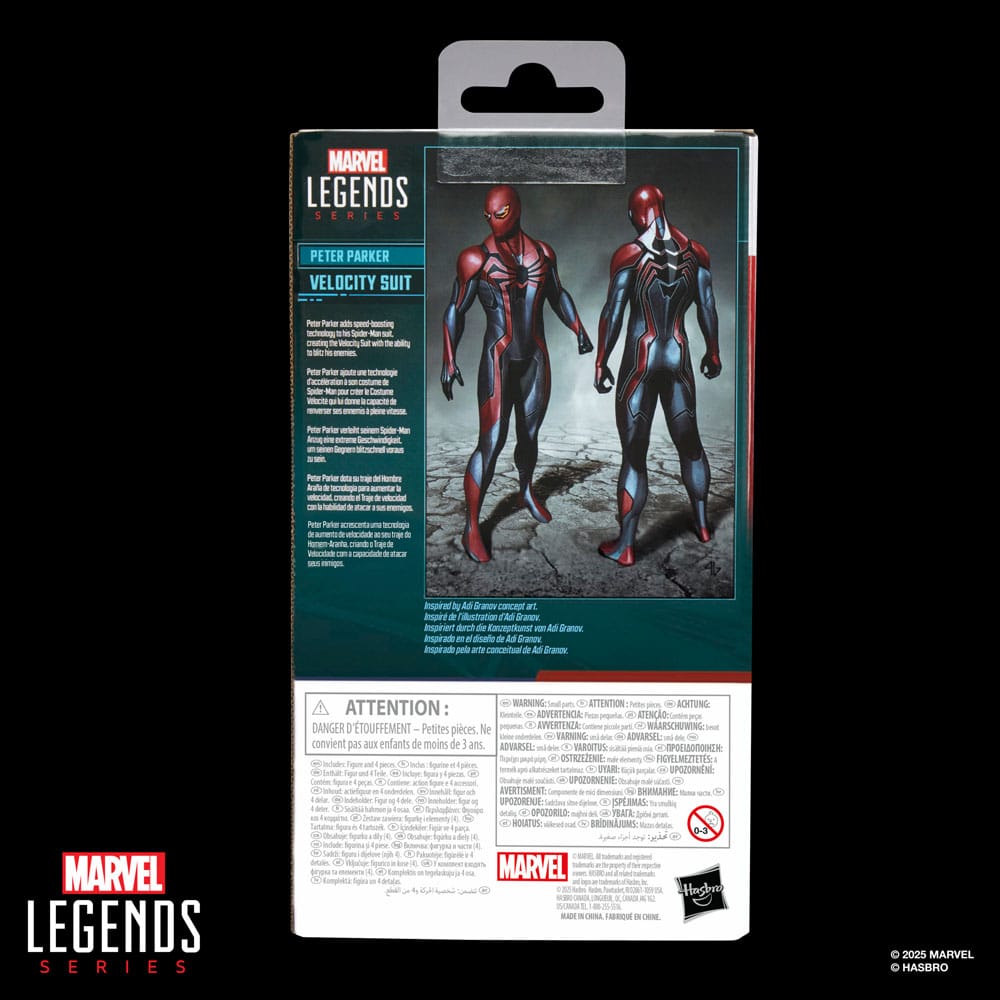 HASBRO - Spider-Man Marvel Legends Gamerverse Action Figure Peter Parker Velocity Suit