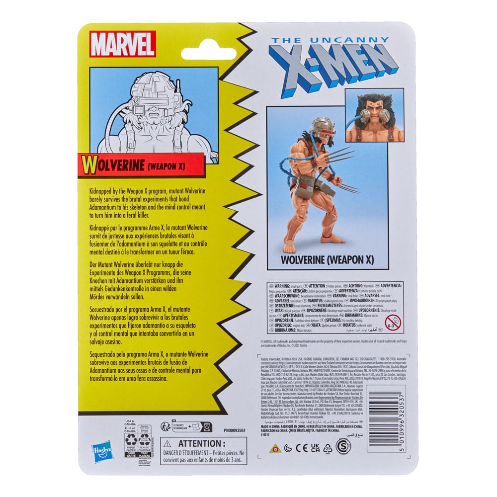 HASBRO - X-Men Marvel Legends Action Figure Wolverine (Weapon X)