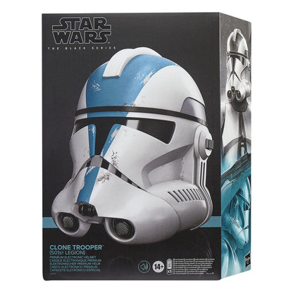 HASBRO - Star Wars: Ahsoka Black Series Electronic Helmet Clone Trooper (501st Legion)