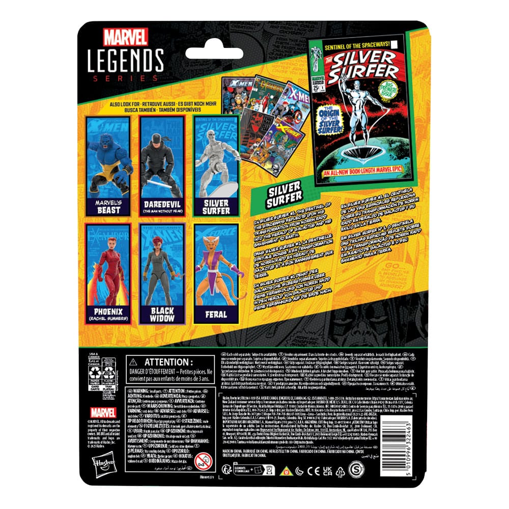 HASBRO - The Silver Surfer Marvel Legends Action Figure Silver Surfer