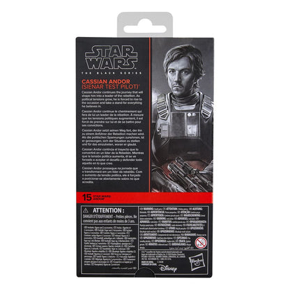 HASBRO - Star Wars: Andor Black Series Action Figure Cassian Andor (Sienar Test Pilot)