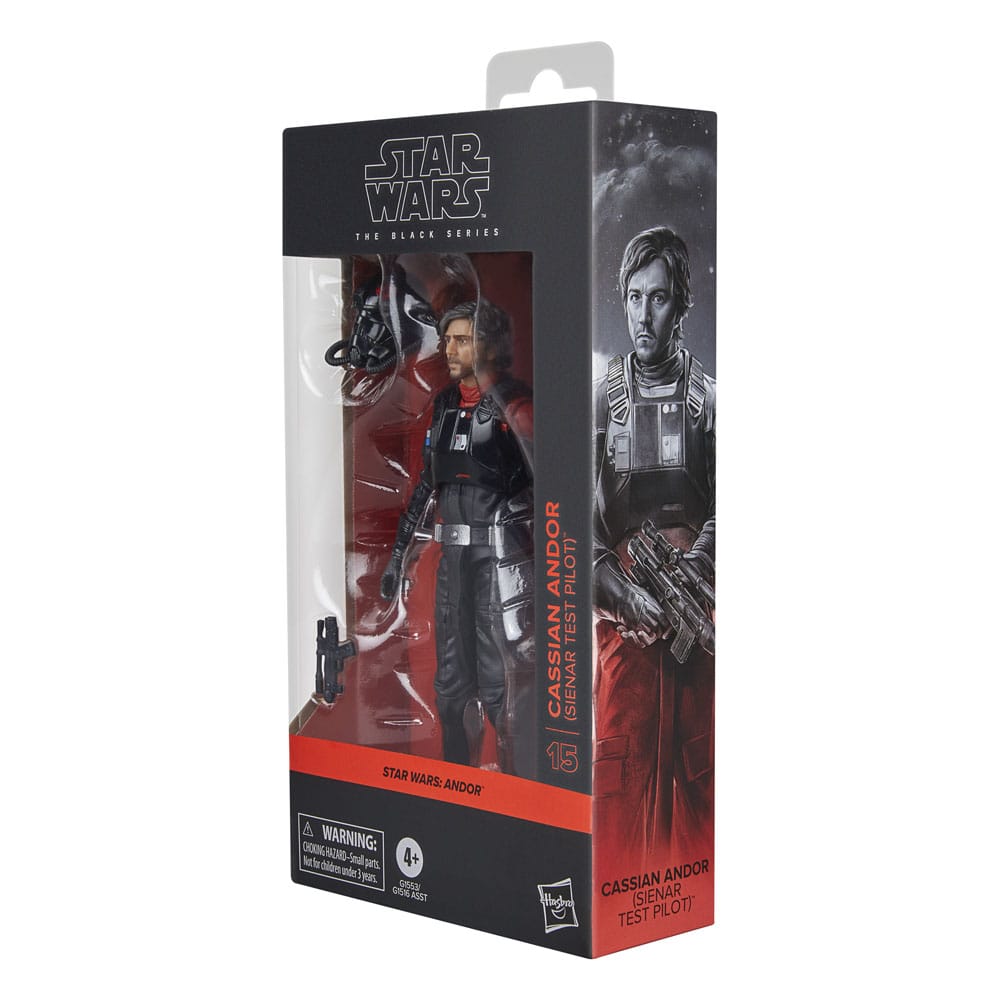 HASBRO - Star Wars: Andor Black Series Action Figure Cassian Andor (Sienar Test Pilot)
