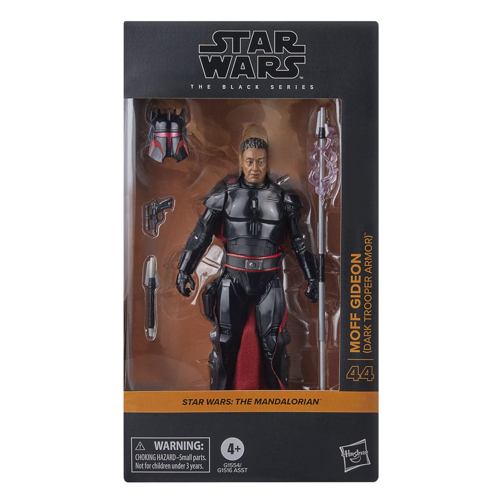 HASBRO - Star Wars: The Mandalorian Black Series Action Figure Moff Gideon (Dark Trooper Armor)
