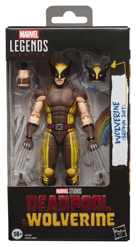 HASBRO - Deadpool & Wolverine Marvel Legends Action Figure Wolverine (Brown Suit)