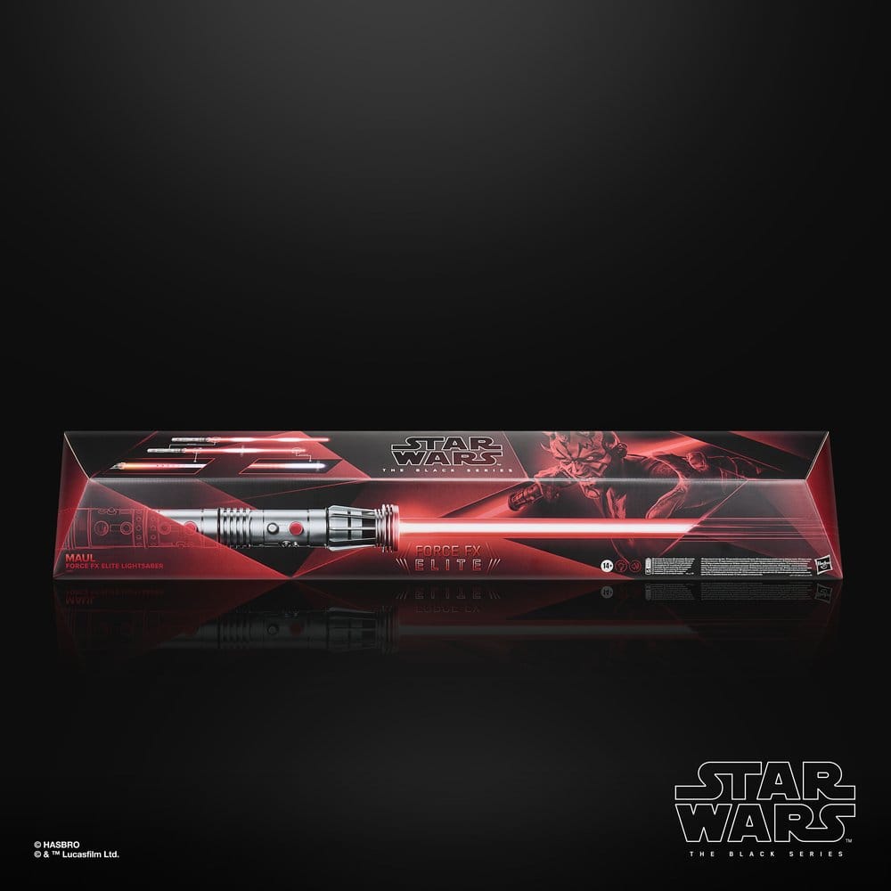 HSBRO - Star Wars: Maul - Shadow Lord Black Series Replica Force FX Elite Lightsaber Maul