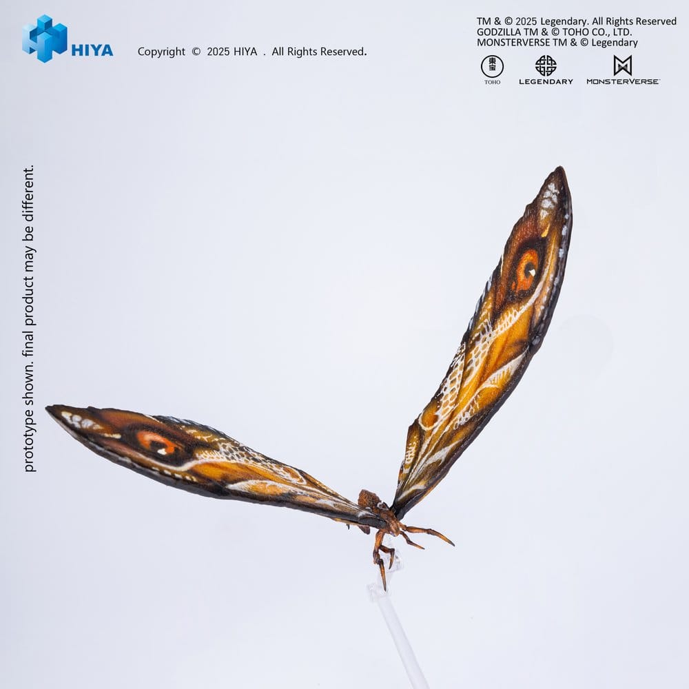 HIYA TOYS - Godzilla x Kong: The New Empire Exquisite Basic Series Action Figure Mothra Premium Set