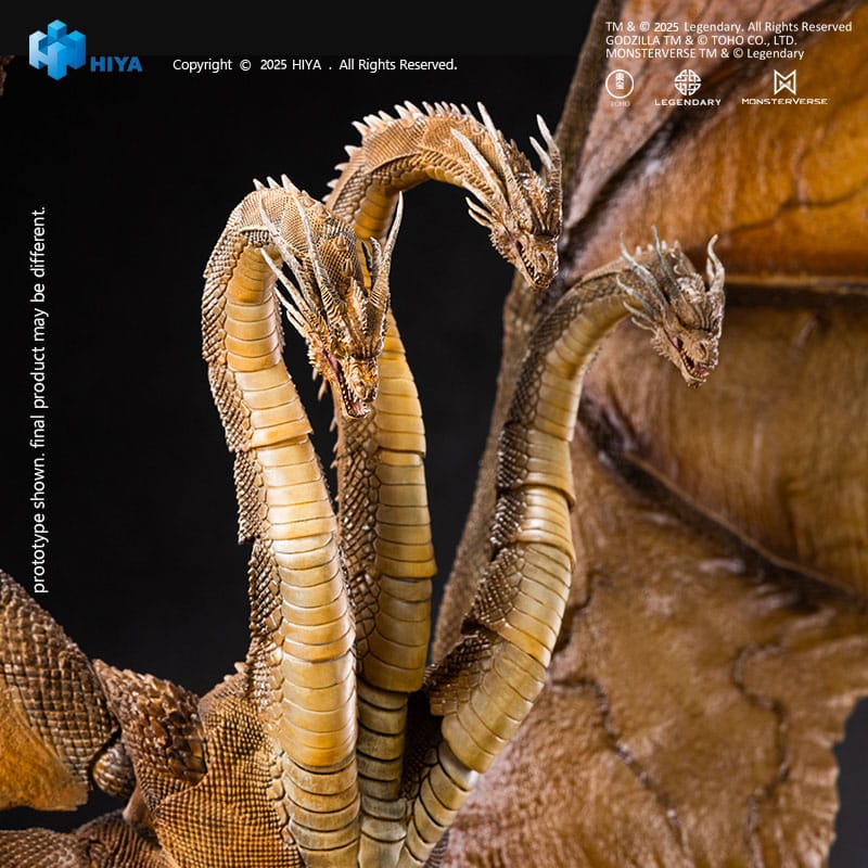 HIYA - Godzilla: King of the Monsters 2019 Exquisite Basic Action Figure King Ghidorah 2.0