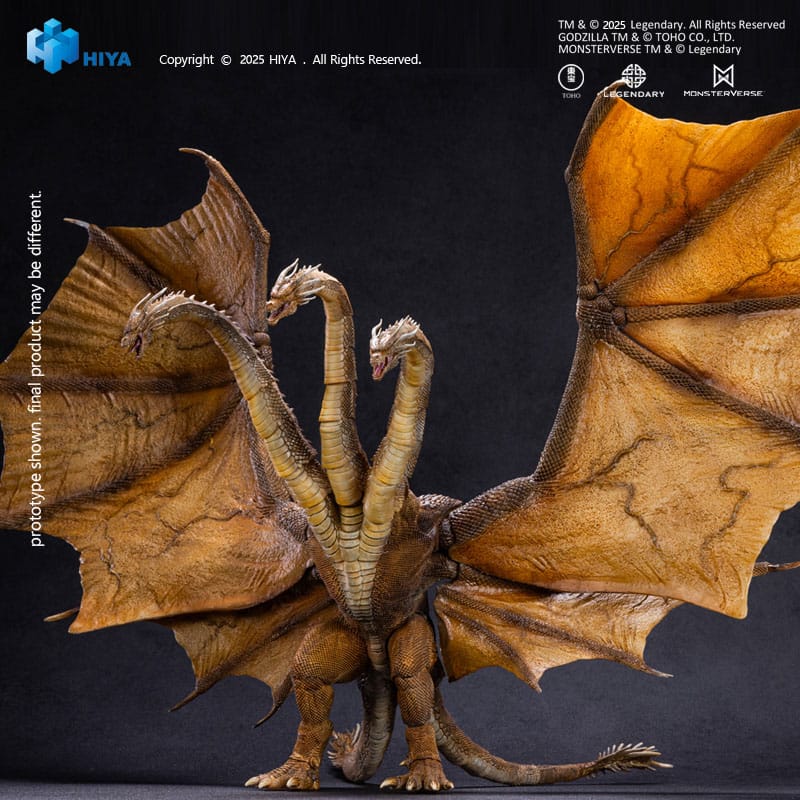 HIYA - Godzilla: King of the Monsters 2019 Exquisite Basic Action Figure King Ghidorah 2.0