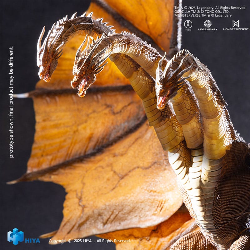 HIYA - Godzilla: King of the Monsters 2019 Exquisite Basic Action Figure King Ghidorah 2.0