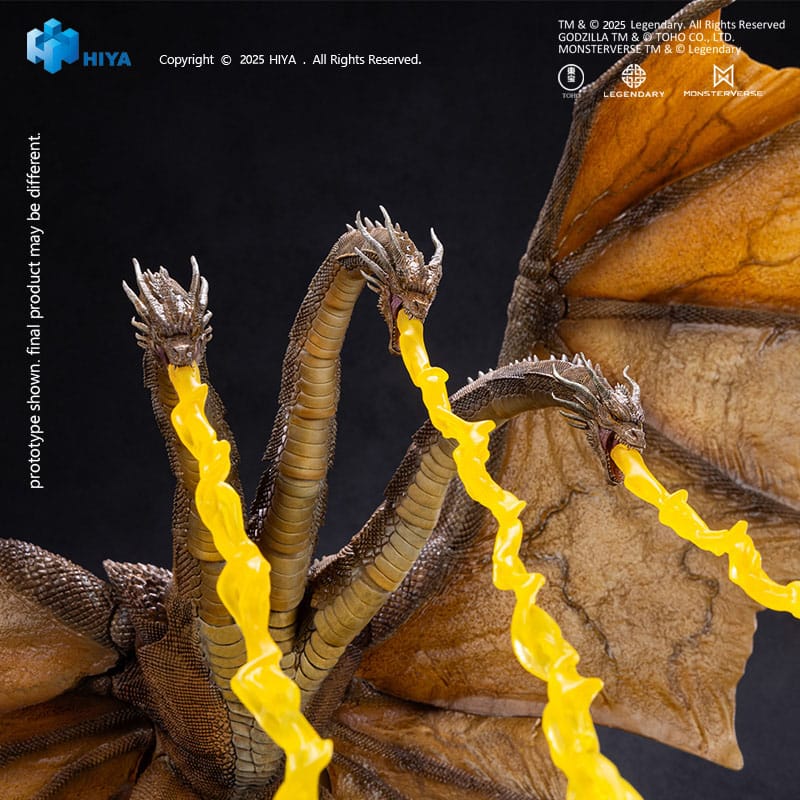 HIYA - Godzilla: King of the Monsters 2019 Exquisite Basic Action Figure King Ghidorah 2.0