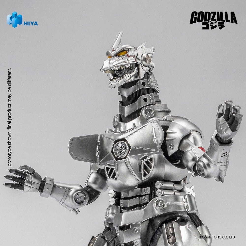 HIYA TOYS - Godzilla Against Mechagodzilla (2002) Exquisite Basic Series Action Figure Mechagodzilla MFS-3