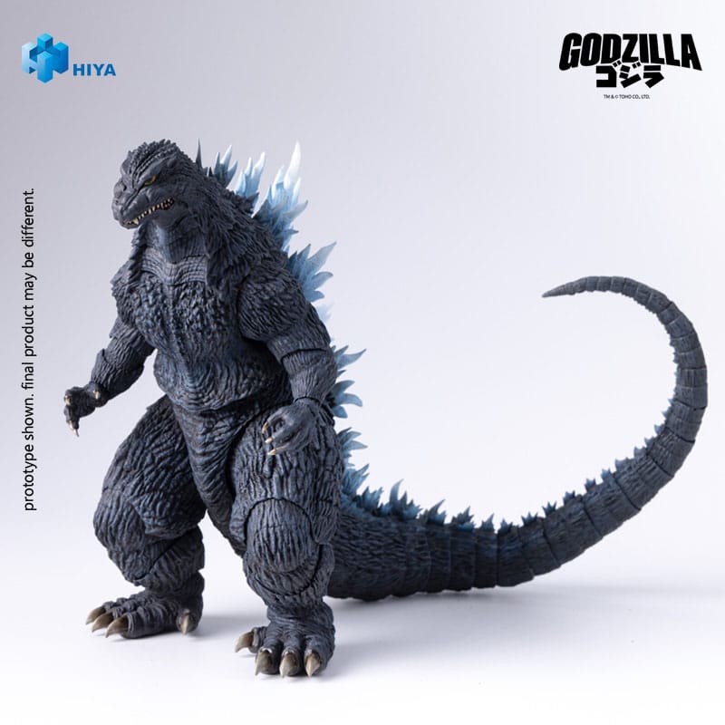 HIYA TOYS - Godzilla Against Mechagodzilla (2002) Exquisite Basic Action Figure Heat Ray Godzilla