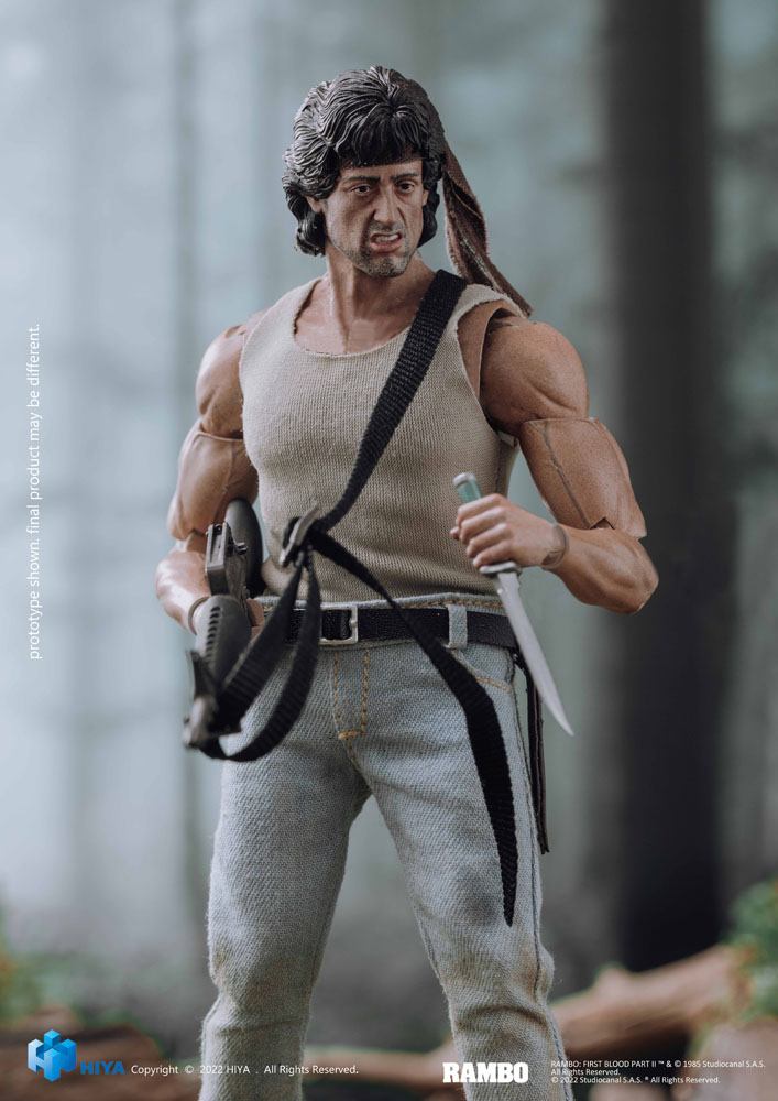 HIYA - First Blood Exquisite Super Actionfigure 1/12 John Rambo