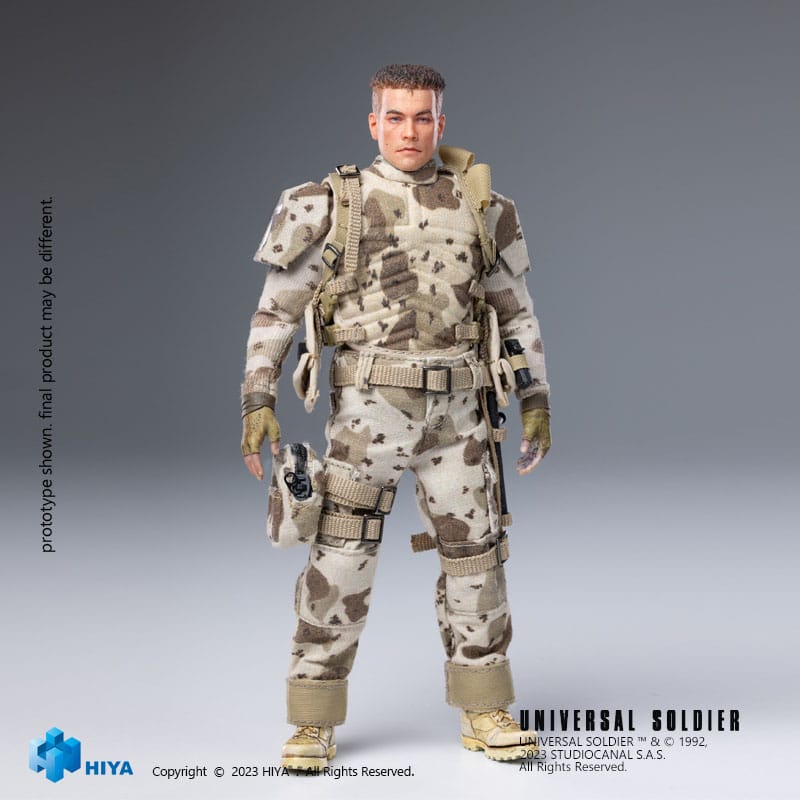 HIYA - Universal Soldier Exquisite Super Series Action Figure 1:12 Luc Deveraux