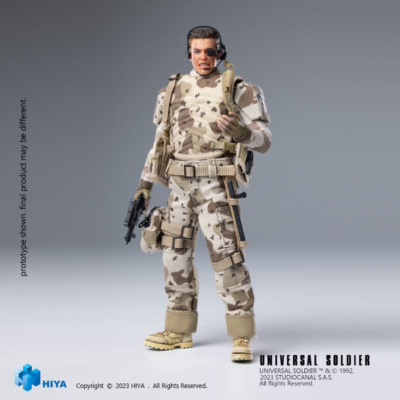 HIYA - Universal Soldier Exquisite Super Series Action Figure 1:12 Luc Deveraux