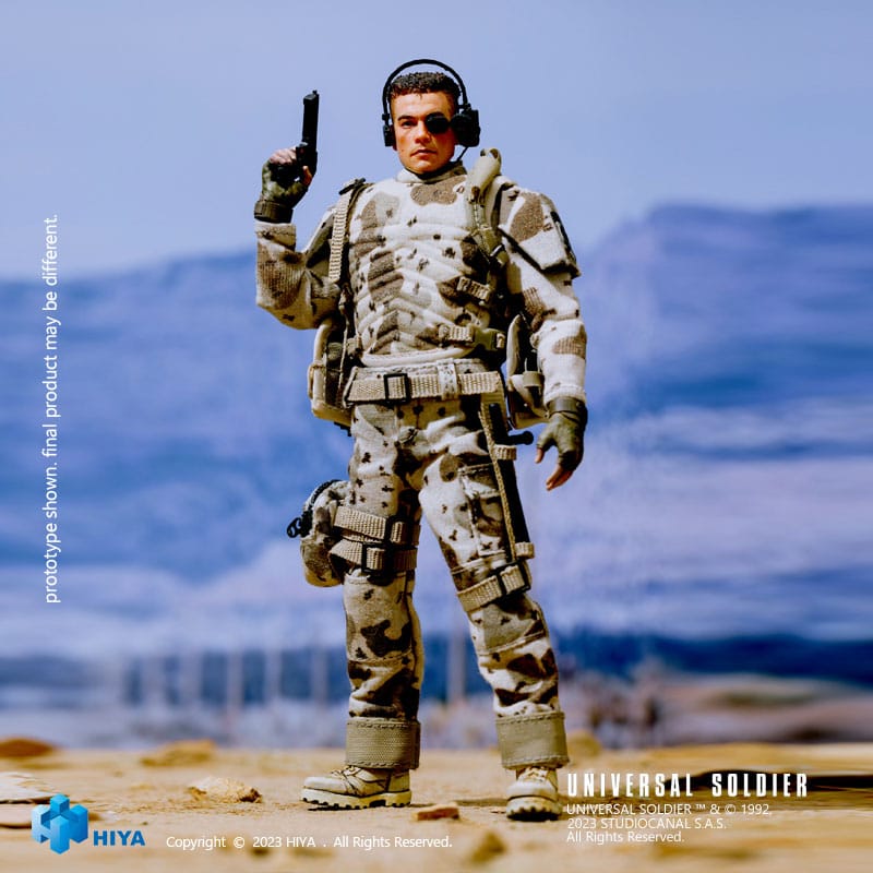 HIYA - Universal Soldier Exquisite Super Series Action Figure 1:12 Luc Deveraux