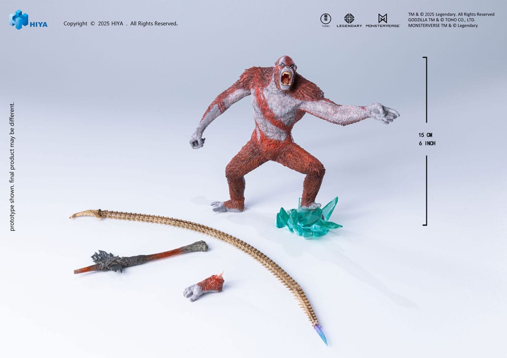 HIYA - Godzilla x Kong The New Empire Stylist Series PVC Statue Skar King