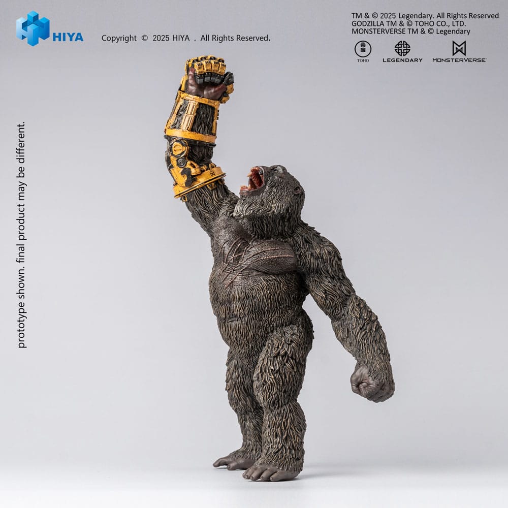 HIYA - Godzilla x Kong The New Empire Stylist Series PVC Statue Kong B.E.A.S.T. Glove Version