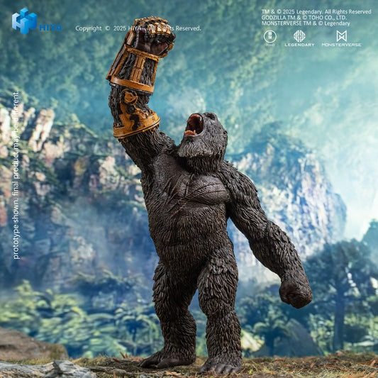 HIYA - Godzilla x Kong The New Empire Stylist Series PVC Statue Kong B.E.A.S.T. Glove Version