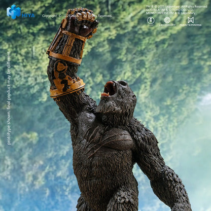 HIYA - Godzilla x Kong The New Empire Stylist Series PVC Statue Kong B.E.A.S.T. Glove Version