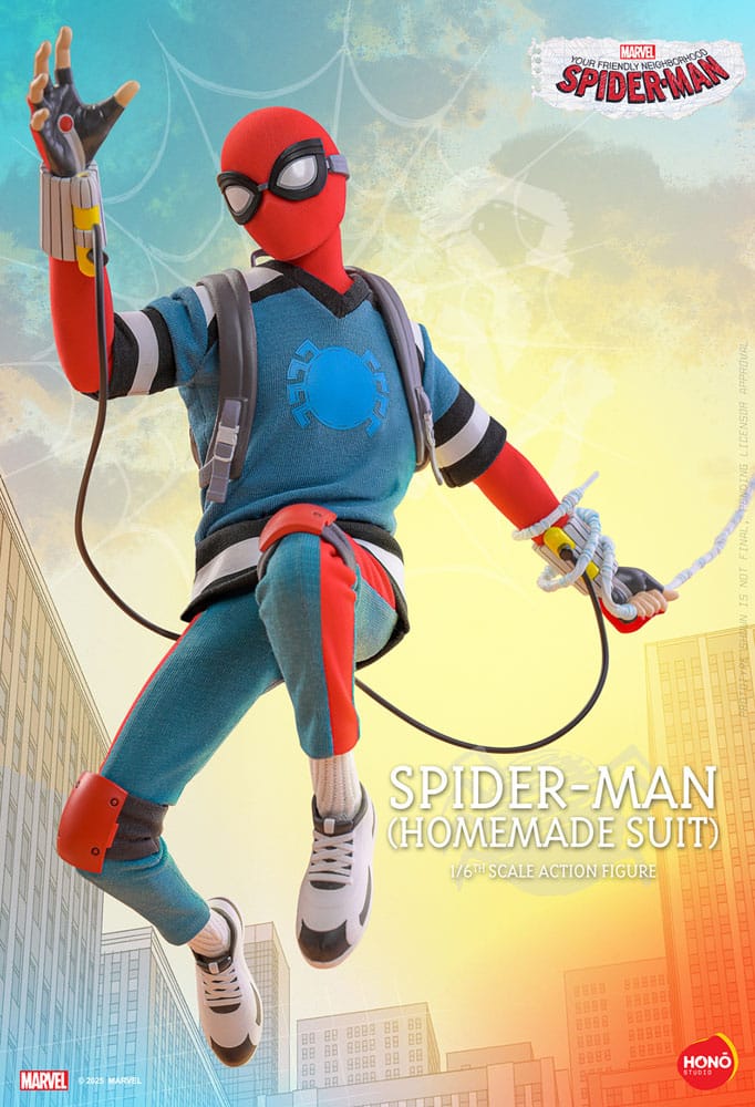 HONO STUDIO - Your Friendly Neighborhood Spider-Man Action Figure 1/6 Spider-Man (Homemade Suit)