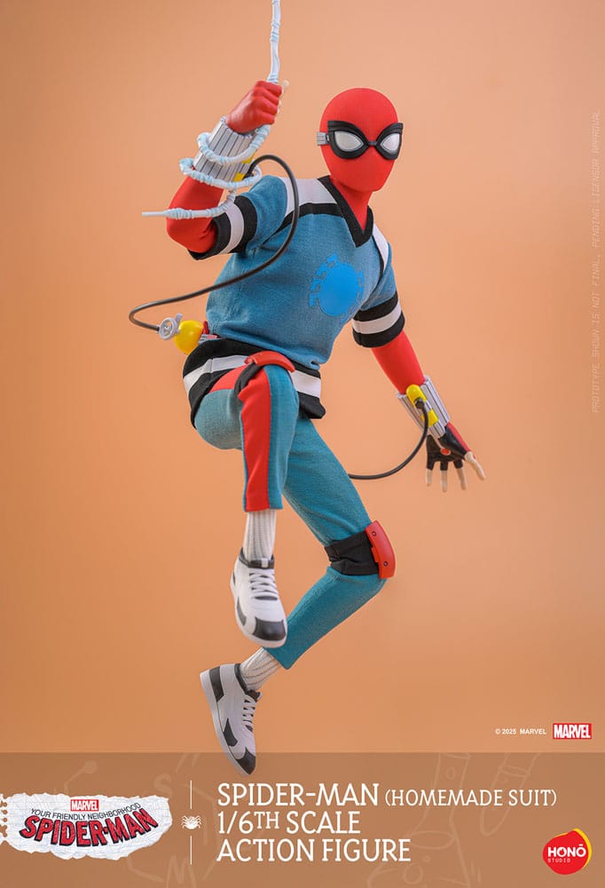 HONO STUDIO - Your Friendly Neighborhood Spider-Man Action Figure 1/6 Spider-Man (Homemade Suit)