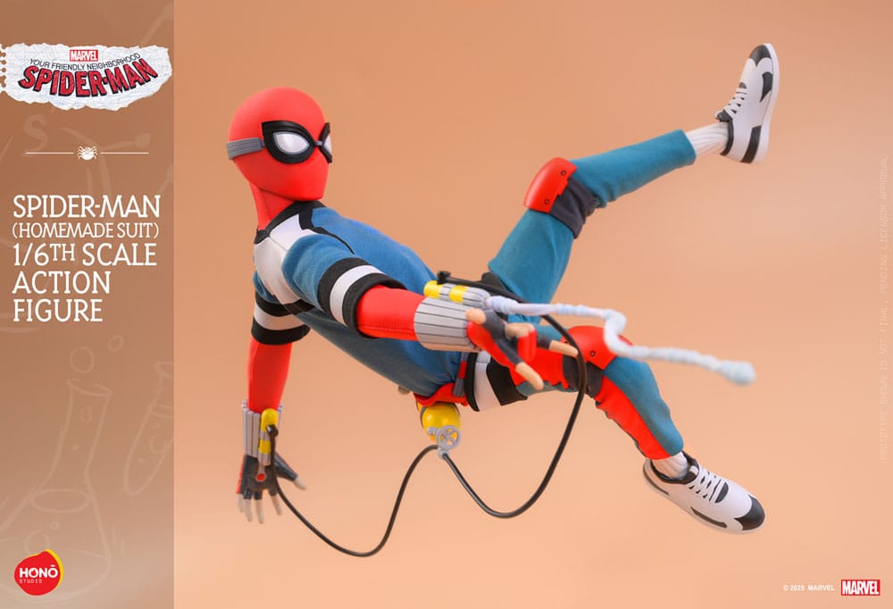 HONO STUDIO - Your Friendly Neighborhood Spider-Man Action Figure 1/6 Spider-Man (Homemade Suit)