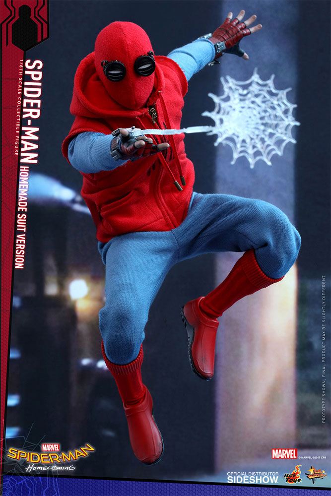 HOT TOYS - Spider-Man Homecoming Movie Masterpiece Action Figure 1/6 Spider-Man Homemade Suit Ver.  MMS414
