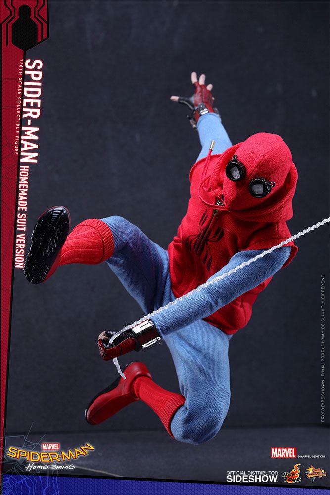 HOT TOYS - Spider-Man Homecoming Movie Masterpiece Action Figure 1/6 Spider-Man Homemade Suit Ver.  MMS414