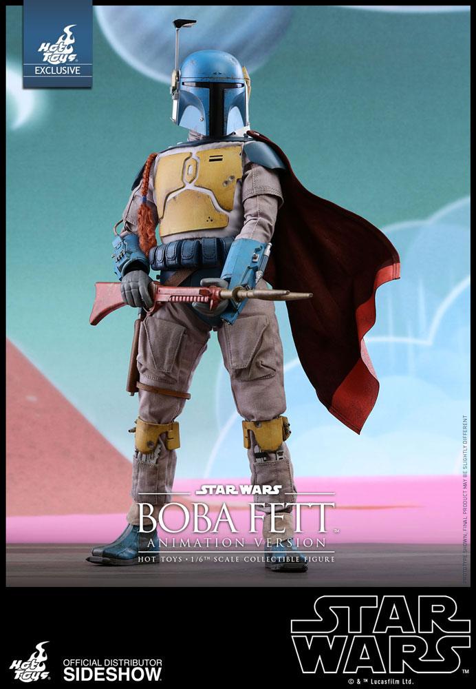 HOT TOYS - Star Wars Television Masterpiece Action Figure 1/6 Boba Fett Animation Ver. Sideshow Exclusive  TMS006