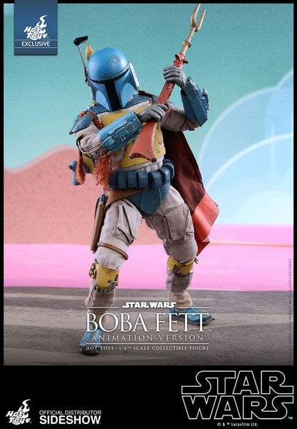 HOT TOYS - Star Wars Television Masterpiece Action Figure 1/6 Boba Fett Animation Ver. Sideshow Exclusive  TMS006