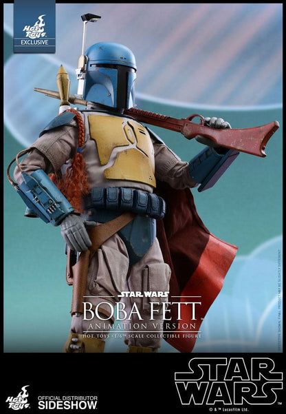 HOT TOYS - Star Wars Television Masterpiece Action Figure 1/6 Boba Fett Animation Ver. Sideshow Exclusive  TMS006