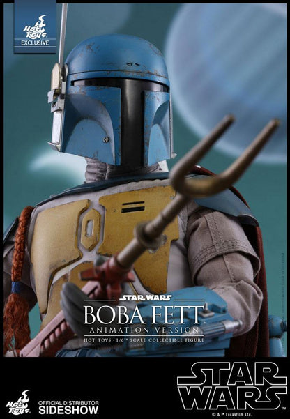 HOT TOYS - Star Wars Television Masterpiece Action Figure 1/6 Boba Fett Animation Ver. Sideshow Exclusive  TMS006