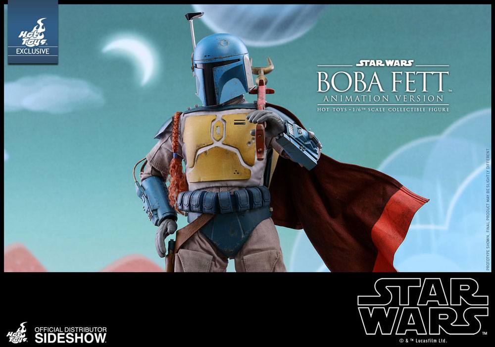 HOT TOYS - Star Wars Television Masterpiece Action Figure 1/6 Boba Fett Animation Ver. Sideshow Exclusive  TMS006