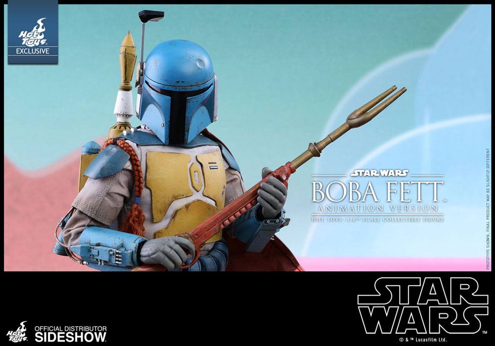 HOT TOYS - Star Wars Television Masterpiece Action Figure 1/6 Boba Fett Animation Ver. Sideshow Exclusive  TMS006