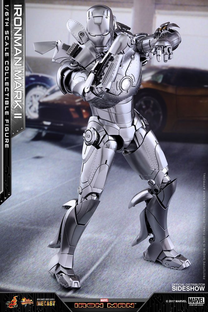 HOT TOYS - Iron Man 2 Diecast Movie Masterpiece Action Figure 1/6 Iron Man Mark II  MMS431D20