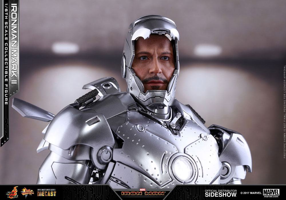 HOT TOYS - Iron Man 2 Diecast Movie Masterpiece Action Figure 1/6 Iron Man Mark II  MMS431D20