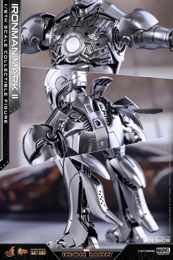 HOT TOYS - Iron Man 2 Diecast Movie Masterpiece Action Figure 1/6 Iron Man Mark II  MMS431D20