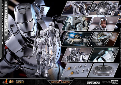 HOT TOYS - Iron Man 2 Diecast Movie Masterpiece Action Figure 1/6 Iron Man Mark II  MMS431D20